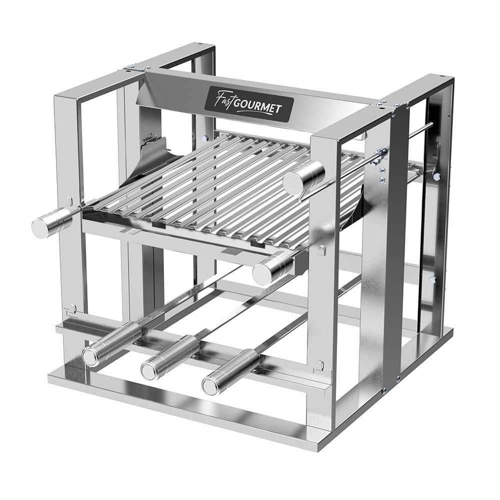 100 - Elevatria Gourmet com 1 grelha e 3 espetos