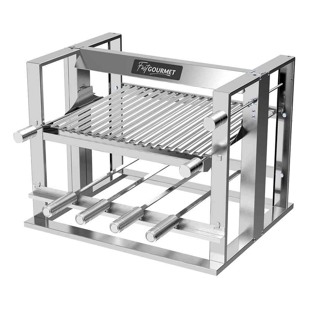 101 - Elevatria Gourmet com 1 grelha e 4 espetos