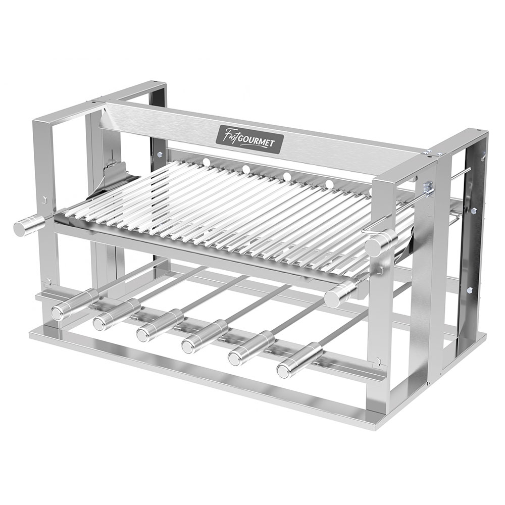103 - Elevatria Gourmet com 1 grelha e 6 espetos